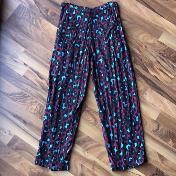 MNG Casual Leopard Print High Waist Trouser Size 4 - Picture 6 of 7